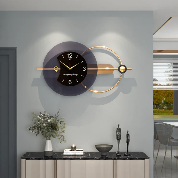 Fancy Metal Wall Clock