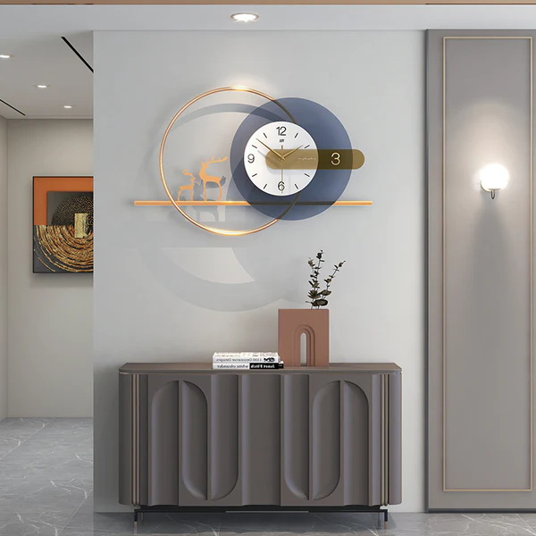 Fancy Metal Wall Clock