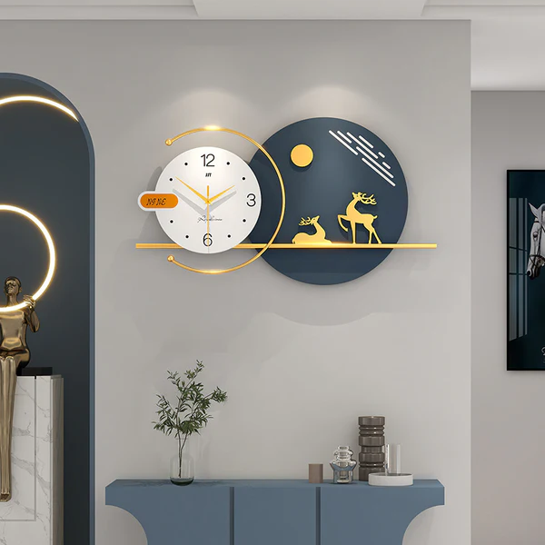 Fancy Metal Wall Clock