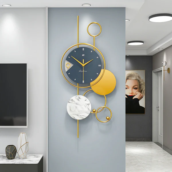Fancy Metal Wall Clock